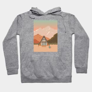 "Remote" Work - Mountain Cabin Hoodie